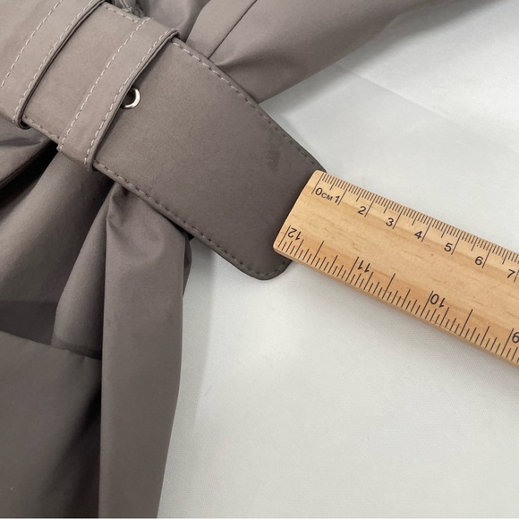 Aritzia Wilfred Trench Coat Women’s L Lined Button Up Belted Front Pockets - Picture 9 of 14